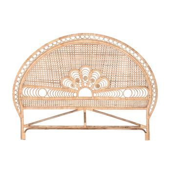 Cabecero Cama Bambu Ratan 175x3x130 Natural