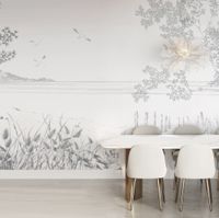 papel pintado panoramico paisaje de costas salvajes gris 52
