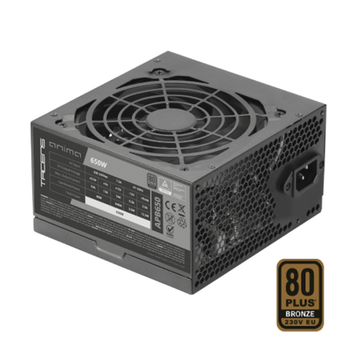 Fuente Alimentación 650W TACENS APB650 80 PLUS Bronze Non-Modular Negro