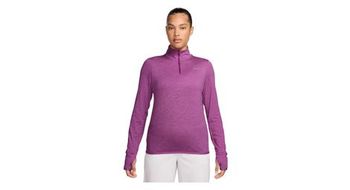 Camiseta  strong con  strong  cremallera 1 4 nike swift uv violeta para mujer