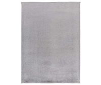 alfombra lisa lavable color plata coraline 60x100 cm - atticgo