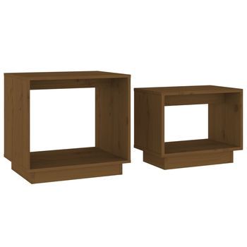 Mesa De Centro 40x50x47 Cm Madera - Marrón