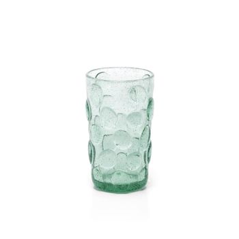 Vaso de vidrio aqua 8x8x13,5cm