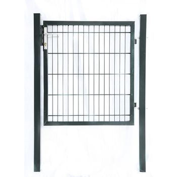Puerta Doble Varilla - Valla Jardín Home Deluxe Portarius 106  X 6  X 80 Cm - Antracita