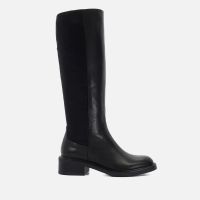 dune london womens tanoramic leather high boots - uk 6