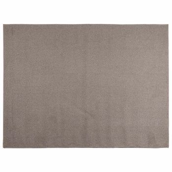 Alfombras De Área Rectangular Lugo Taupé 140 X 200 Cm Poliéster