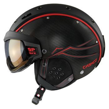 Casco Kask Sp-6 Limited Race Carbon Negro-rojo L 58-62 Cm
