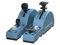 simulador de vuelo - thrustmaster tca quadrant add-on airbus edition modulos flaps y frenos aerodinamicos para pc replica a320