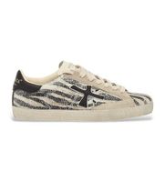 premiata para mujer stevend zapatillas de piel stevend 8053 animalprint 39 plano cordones casual animal print