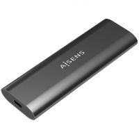 aisens asm2-015gr caja externa para disco ssd m2 satanvme usb-c
