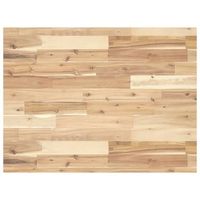 encimera tocador bano madera maciza acacia sin tratar 80x60x4cm vidaxl