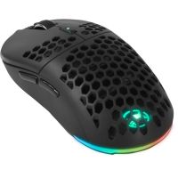 raton gaming gamiac px71 wireless 71g 16000dpi pixart rgb switches huano