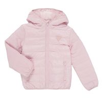 guess abrigo de plumas hooded ls padded puffer wzip para nina