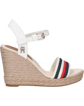 de TOMMY HILFIGER FW0FW07086 CORPORATE WEDGE YBL ECRU