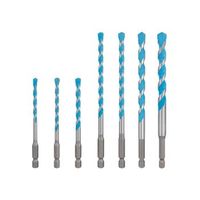 broca expert hex-9 multi construction set de 7 piezas 55567810 para taladrosatornilladores de impacto