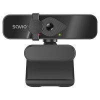 webcam savio cak-06 4k ultra hd usb microfono cancelacion ruido