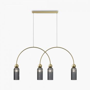 Lámpara colgante antic (4 luces)