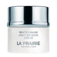 la prairie cosmetica facial white caviar light infusion cream serum en crema iluminador