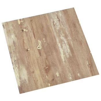 Tableros De Suelo Crema Y Marrón Claro 5,11 M² 55 Uds. Pvc Vidaxl