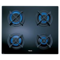 teka cgc 4g ai al placa de gas natural 4 zonas cristal negro