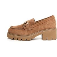 nerogiardini mocasines velour eva urbana tortora 6 para mujer