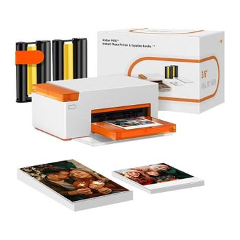Impresora Foto Portátil Bluetooth Liene Amber M110 con doble bandeja y app