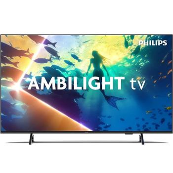 Philips Ambilight 43PUS8010 4K LED Smart TV - Pantalla de 43 Pulgadas con Plataforma Titan OS, Pixel Precise Ultra HD y Sonido Dolby Atmos - Funciona con Alexa y con el Asistente de Voz de Google