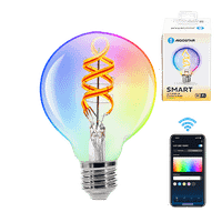 wifi wb bombilla de filamento inteligente g80 e27 49w rgbw