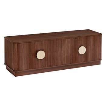 Mueble Bajo Wany Marrón 4 Puertas 2 Estantes 140x40cm