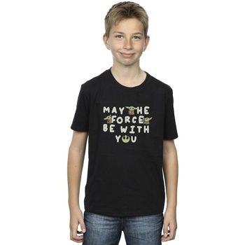 Disney Tops y Camisetas The Mandalorian May The Force Be With You para niño