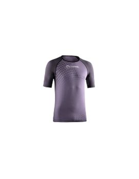 Camiseta de Trail Lurbel Spirit Flux Short Sleeves Lavanda/Marengo