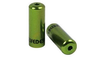 Puntas de funda de aluminio elvedes 4 2 mm verde x10