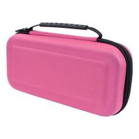 funda rigida nacon switchnewpouchlpink proteccion rosa para nintendo switch