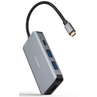 nanocable docking hub 5 en 1 usb-c a usb 32usb-cusb-c pd
