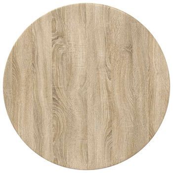 Encimera Ø 70 X 1,5 Cm Redondo Madera De Ingeniería Vidaxl