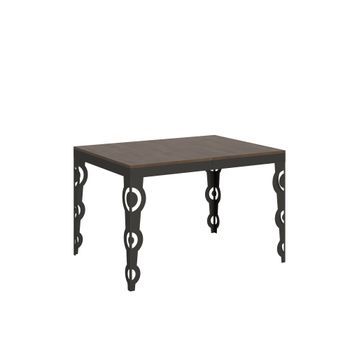 Mesa Extensible 90x120/380 Cm Karamay Evolution Nogal Estructura Antracita