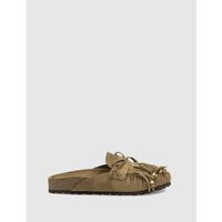 kamome trends zuecos zueco nina camel para mujer