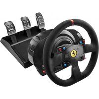 thrustmaster t300 ferrari integral rw alcantara racing wheel - black black