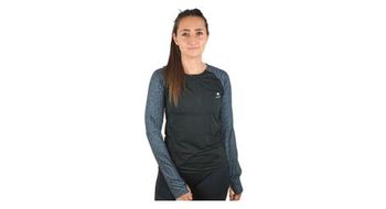 Camiseta de manga larga para mujer raidlight r light negra