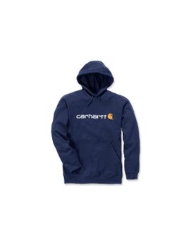 Sudadera Carhartt Signature Logo Hombre New Azul