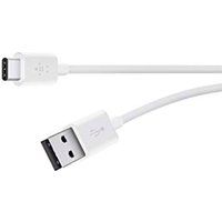 belkin usb 20 to usb type-c charging cable - 3 m white white