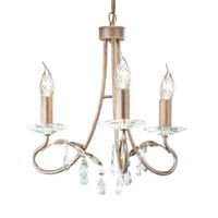 lampara de arana christina 3 luces