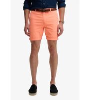 superdry para hombre m7110486a pantalon corto premium regular chino coral 32 casual algodon