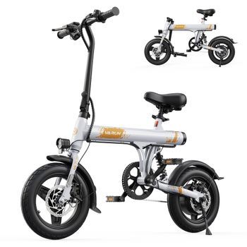 Bicicleta Eléctrica Urbana Plegable Varun S20-1, Fatbike De 20