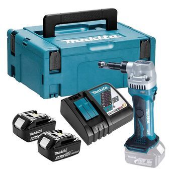 Nibbler 18 V Li-ion 5 Ah Makita - 2 Baterías, Cargador, Maletín - Djn161rtj
