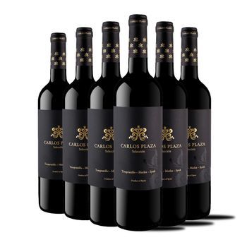 Carlos Plaza Seleccion Vino Tinto Crianza , Cocido 75 Cl 14 % Pack 6 Botellas