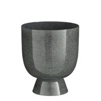 maceta de interior james gris  h22xb19xl19cm