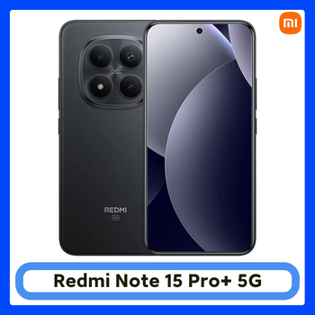 Teléfono Inteligente Redmi Note 15 Pro+ Versión Global, Batería de 6500 mAh y 100 W, Snapdragon 7s Gen 4, Cámara Principal de 200 MP con OIS, Teléfono Móvil Xiaomi