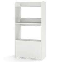 costway estanteria con cajon libreria independiente con estante abierto de 3 niveles estante para sala de estar estudio cocina oficina