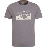 mountain warehouse camiseta camping sketch para hombre